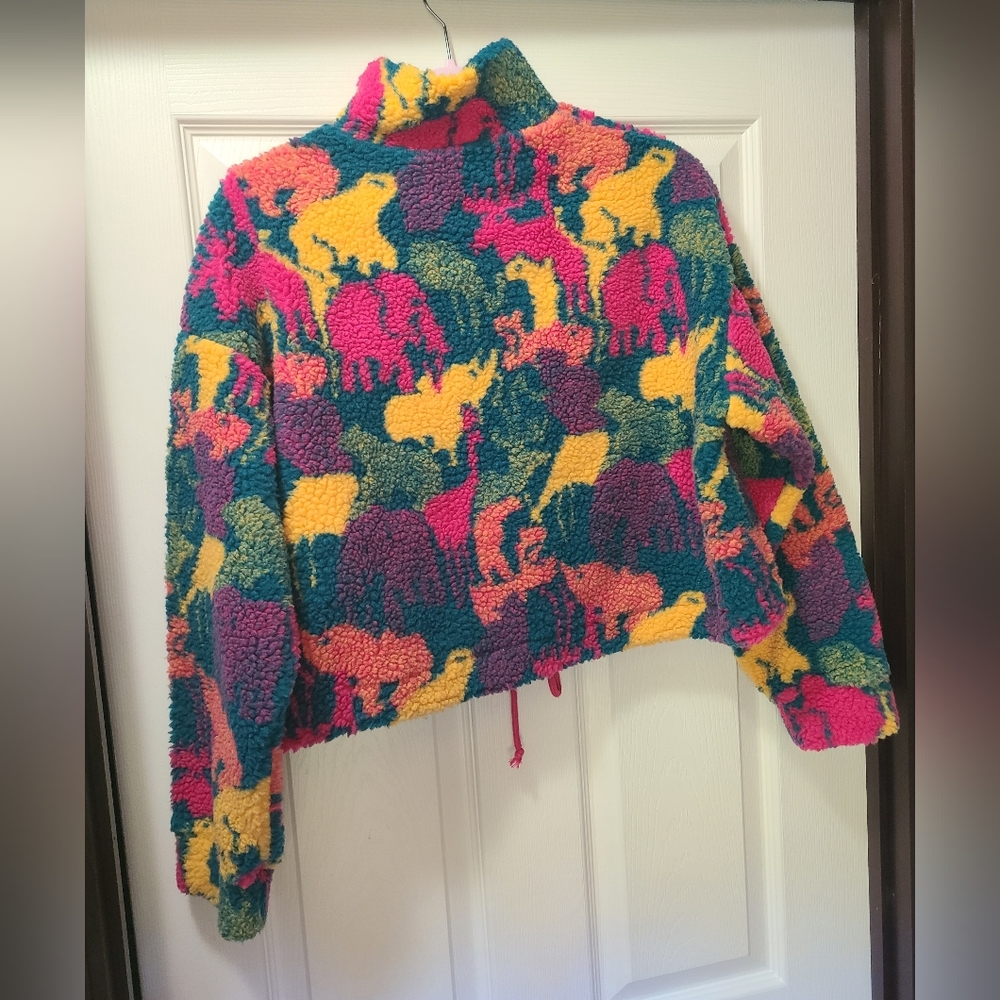 Pretty garbage pullover colorful sweatshirt - Picture 3 of 5